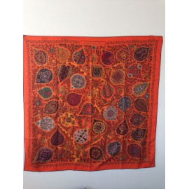 "Tree of life" HERMES cashmere and silk stole
