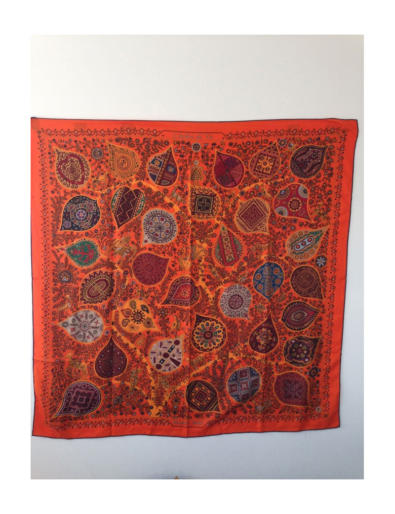 Étole "Arbre de Vie" HERMÈS cachemire et soie