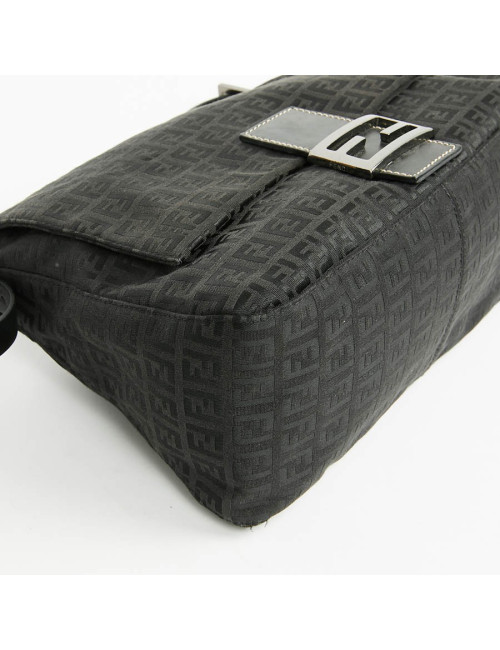 Sac FENDI Mamma toile monogramme noire