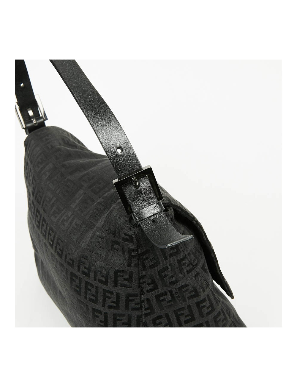 Sac FENDI Mamma toile monogramme noire