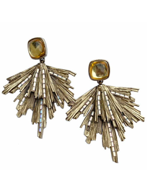 Boucles d'oreille Clous YSL SAINT LAURENT