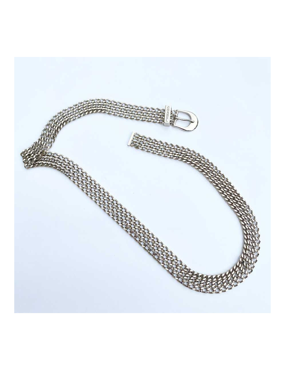 Ceinture CHANEL Triple chaine argent Vintage
