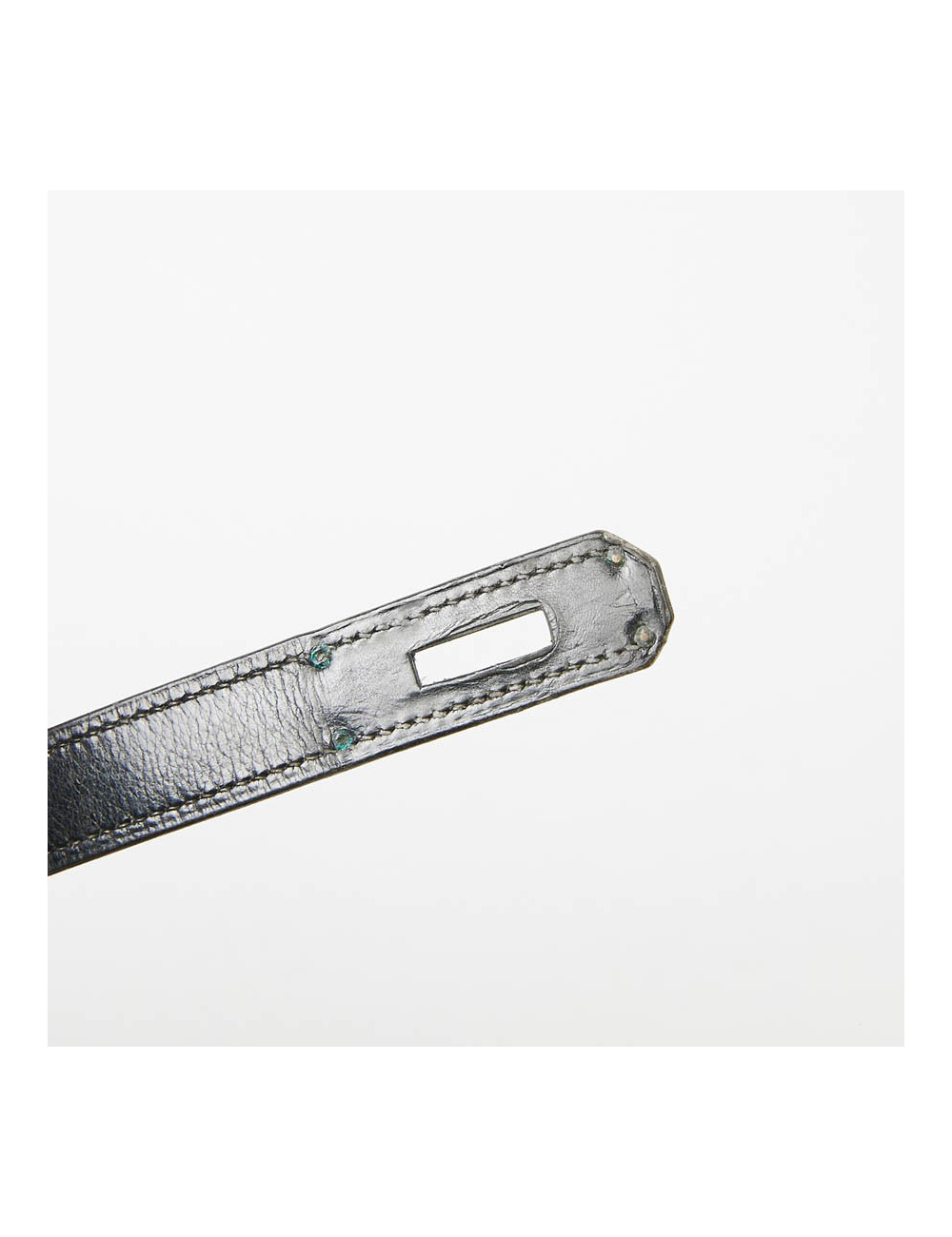 Sac à main Kelly 35 HERMES cuir box noir Vintage