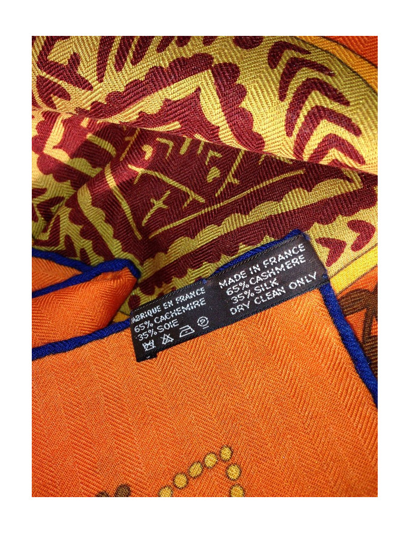 Étole "Arbre de Vie" HERMÈS cachemire et soie