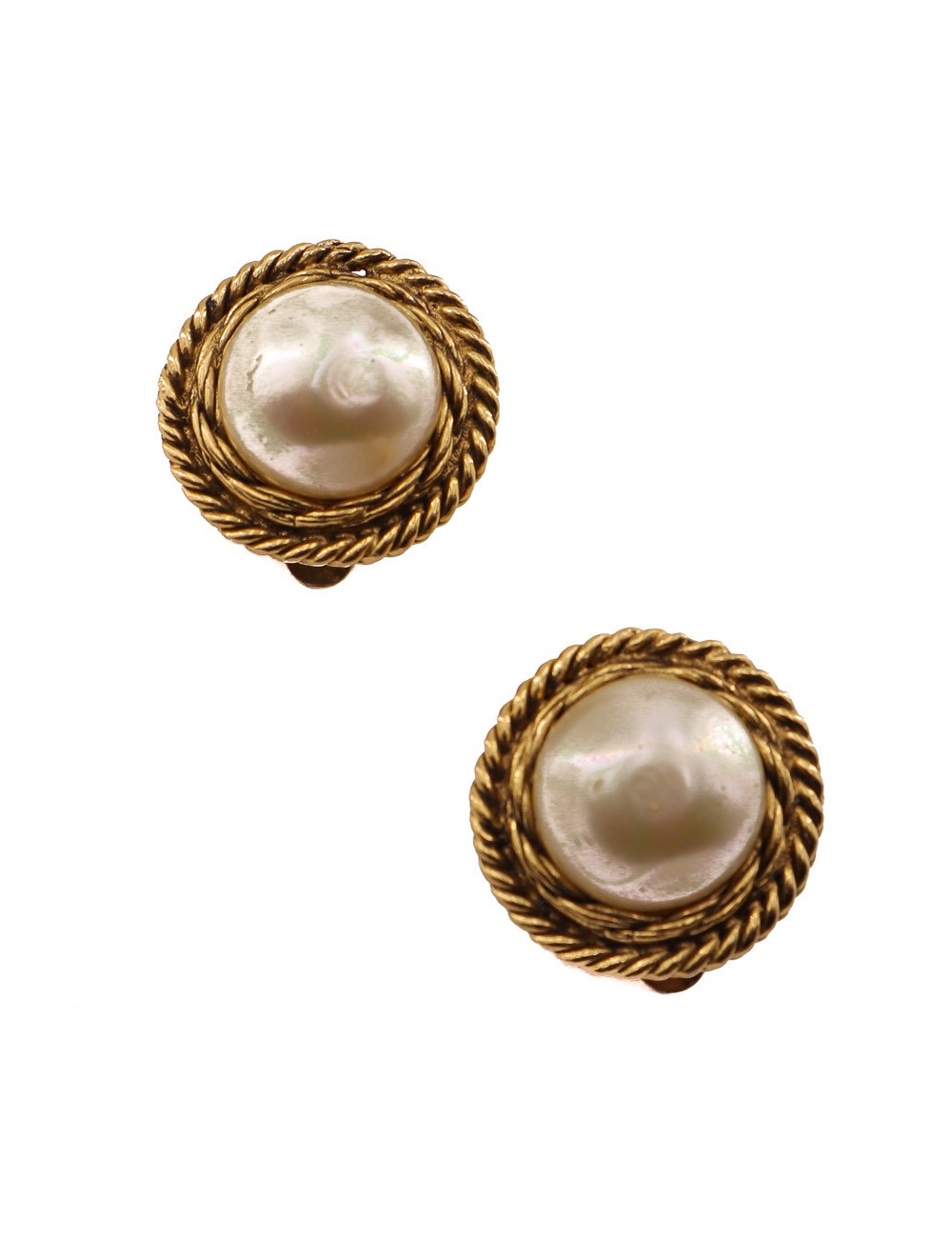 BO vintage ronde et perle