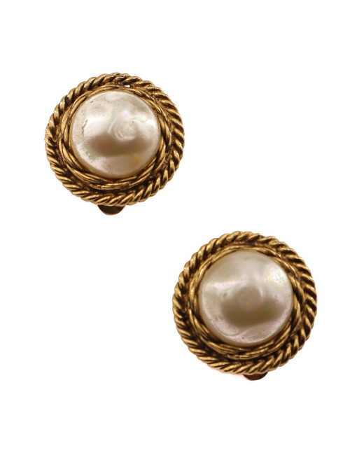 BO vintage ronde et perle