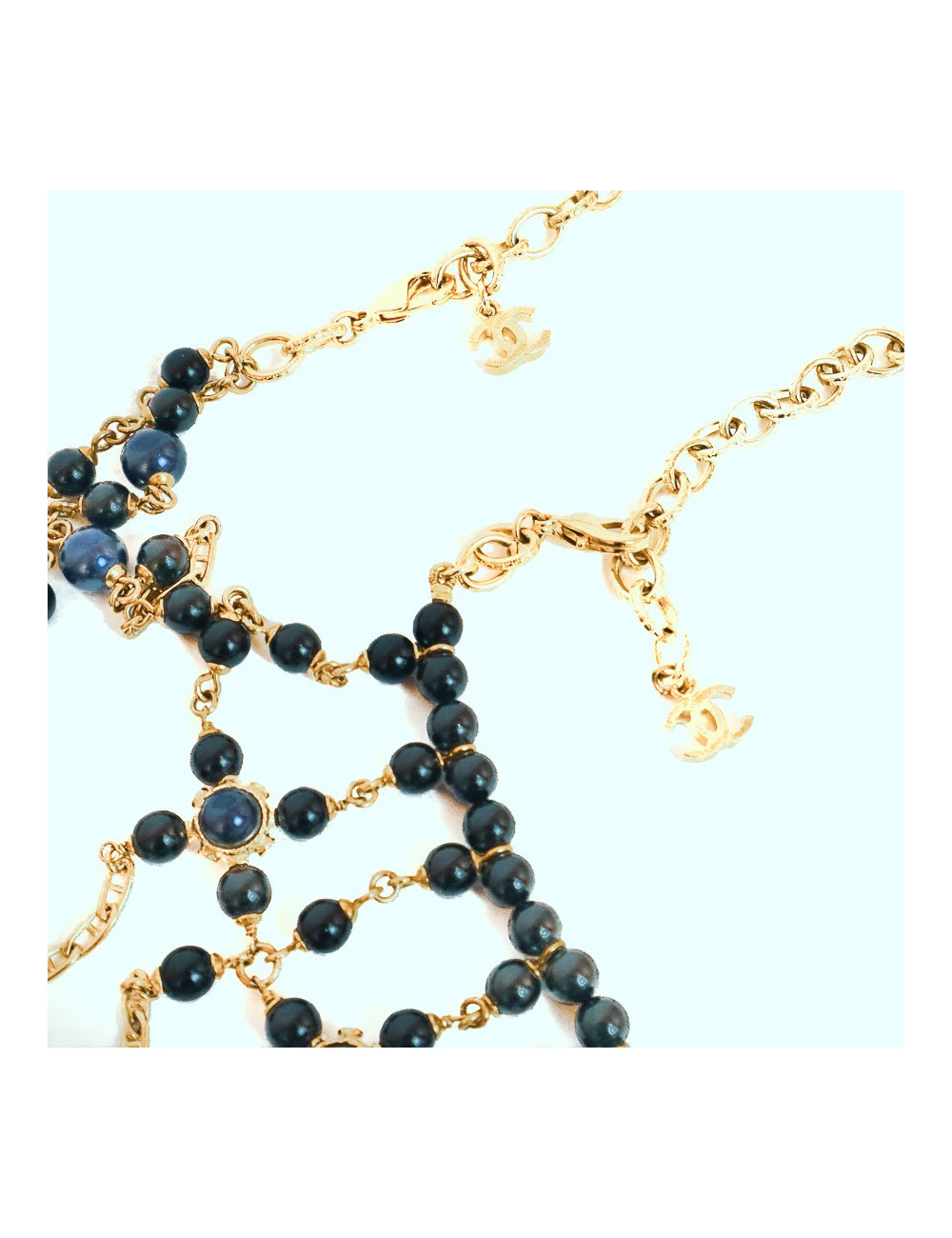 CHANEL COUTURE breastplate with beads