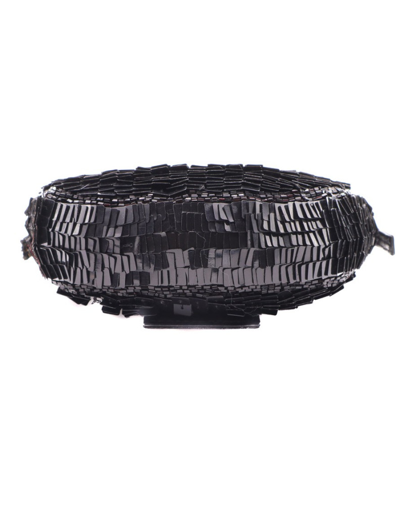 Mini baguette FENDI sequins noirs