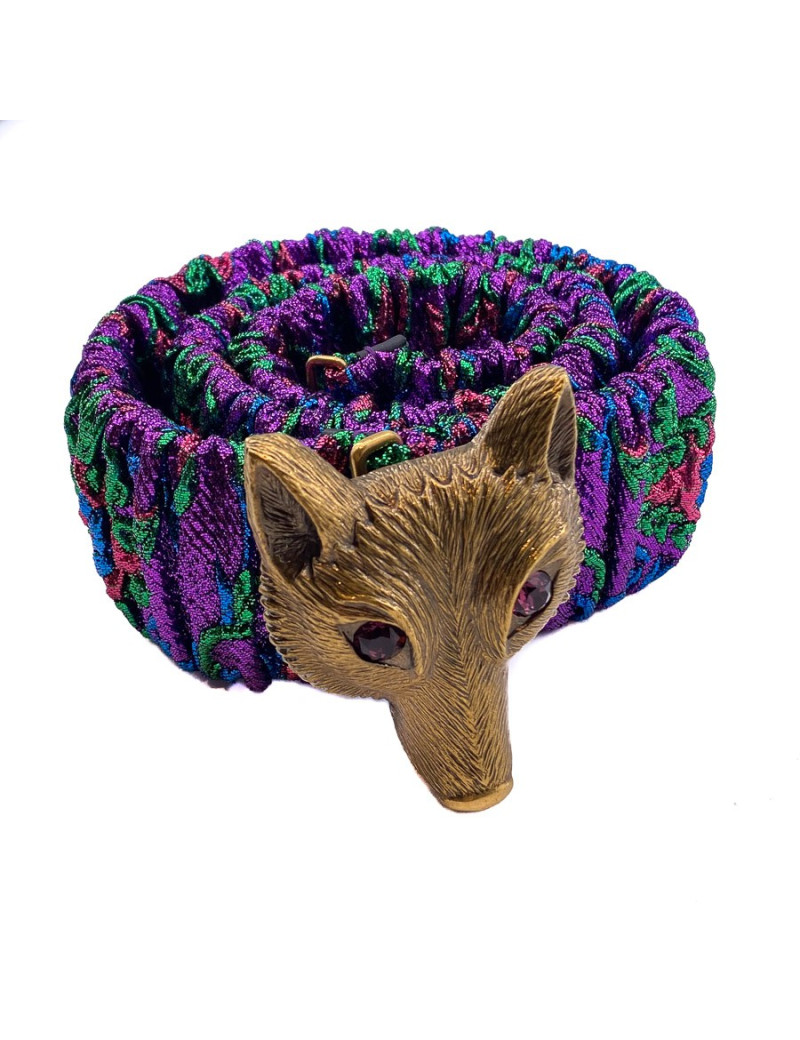 ceinture Vintage CHANEL chaine entrelacée de cuir