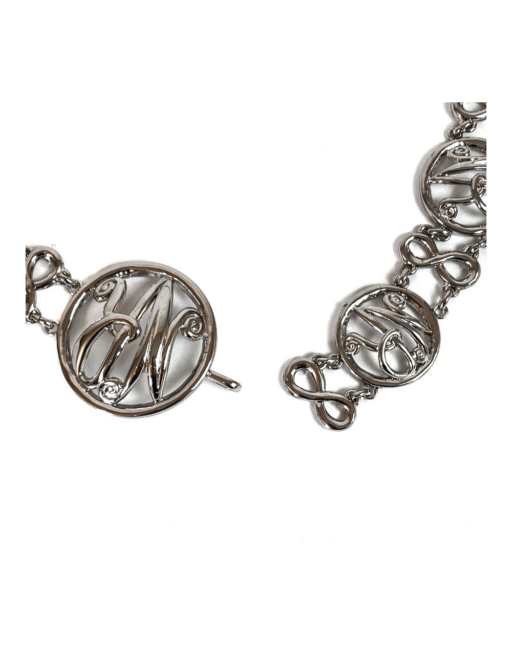 Ceinture NINA RICCI en métal argent