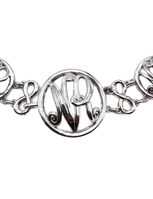 Ceinture NINA RICCI en métal argent