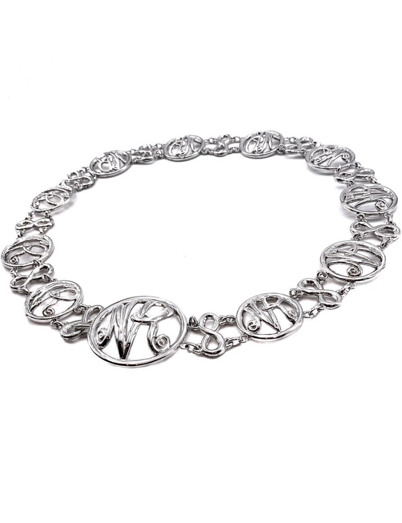 Ceinture NINA RICCI en métal argent