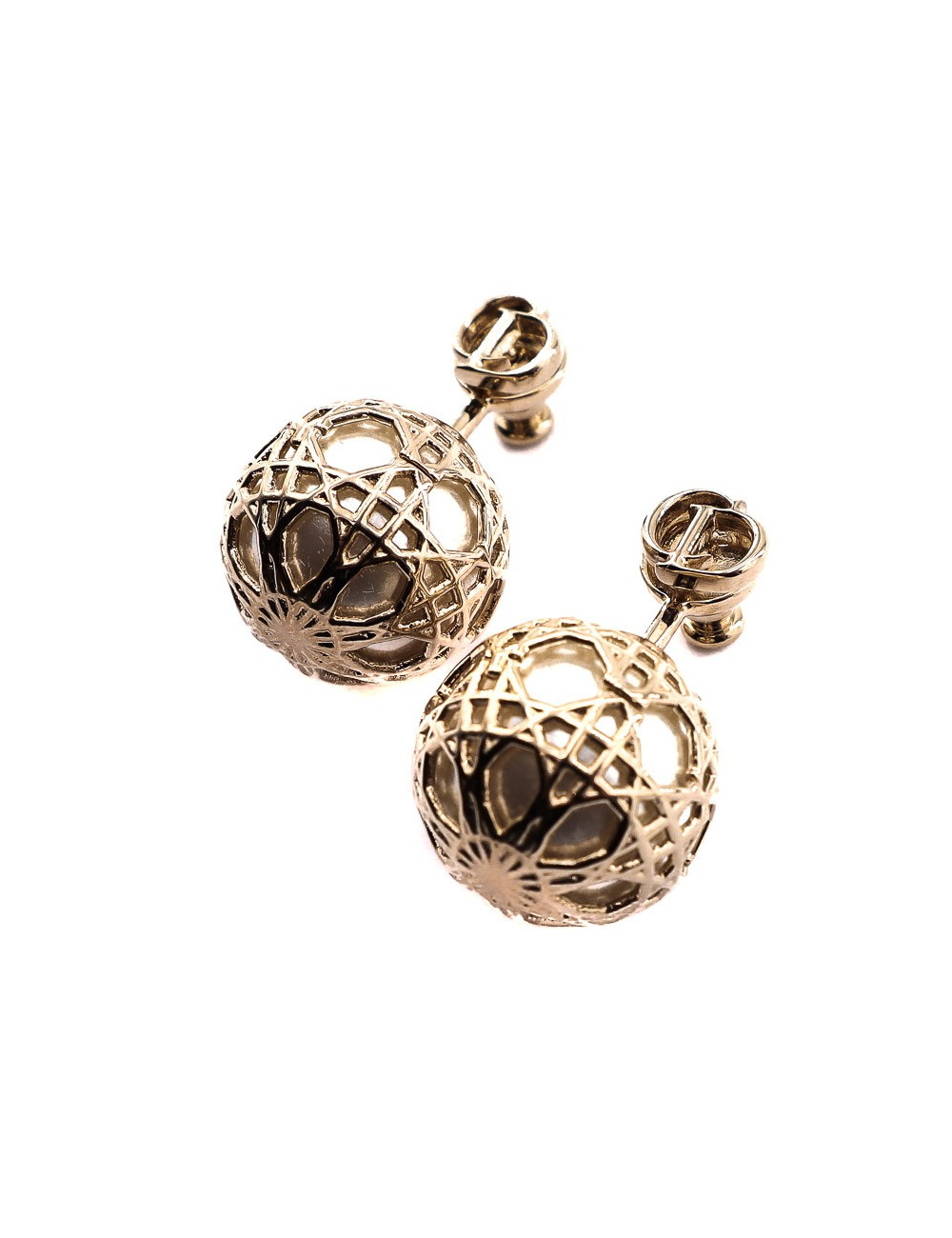 Boucle d'oreilles tribale DIOR dorées