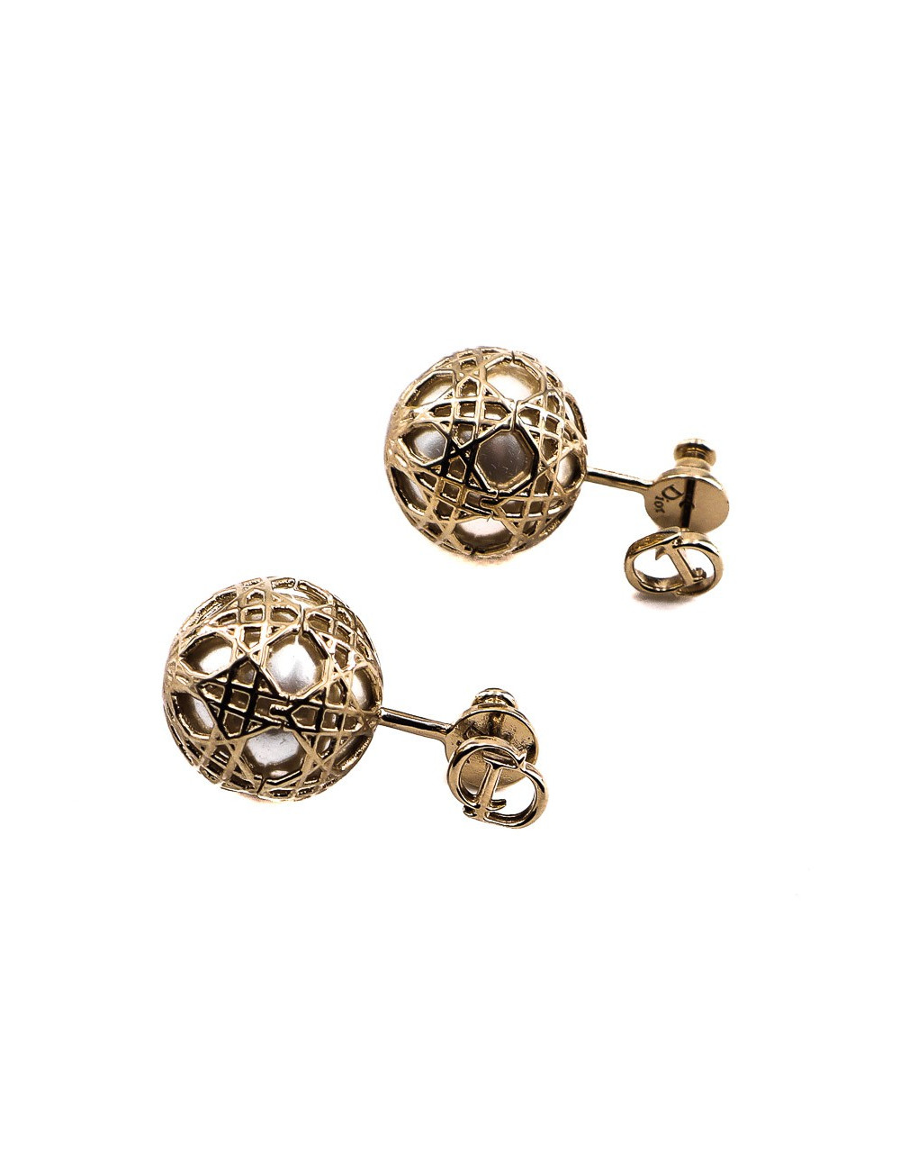 Boucle d'oreilles tribale DIOR dorées