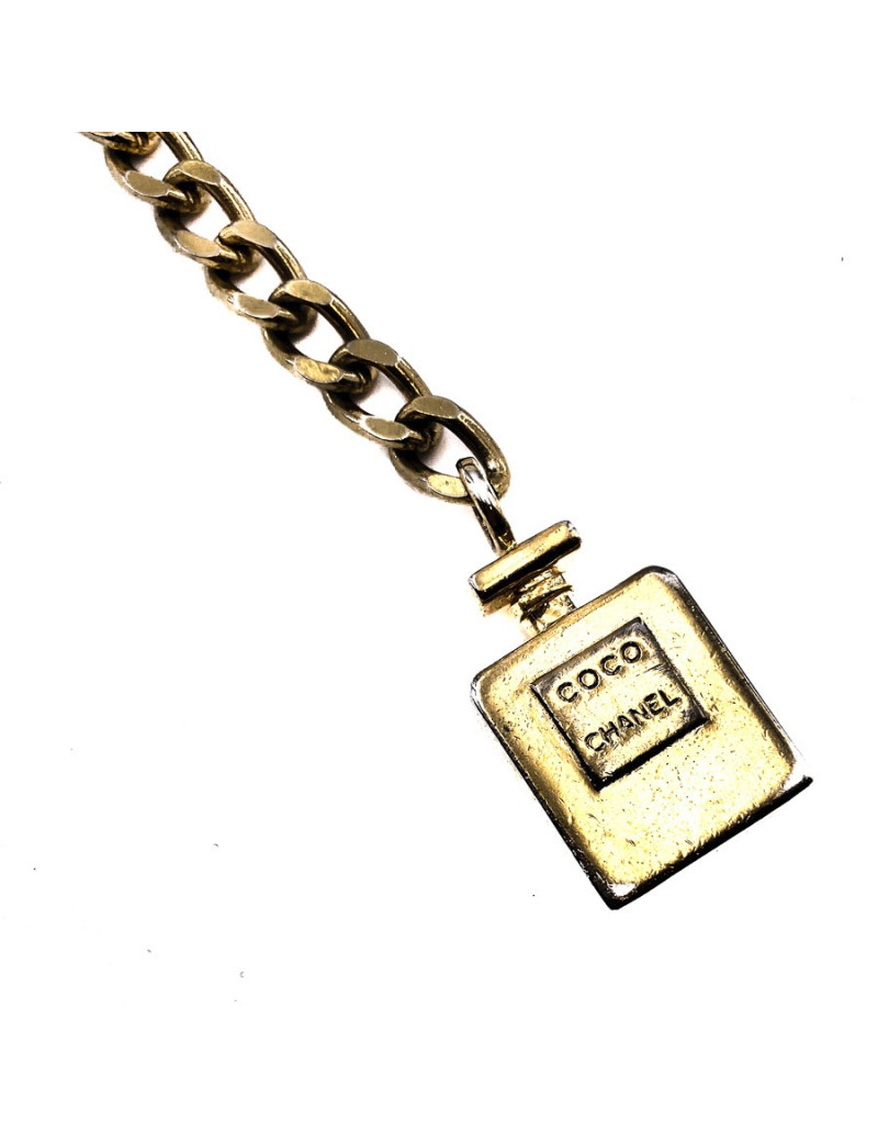 Ceinture CHANEL flacon Coco doré