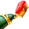 Clips YSL vintage pendants verts, rouges et or
