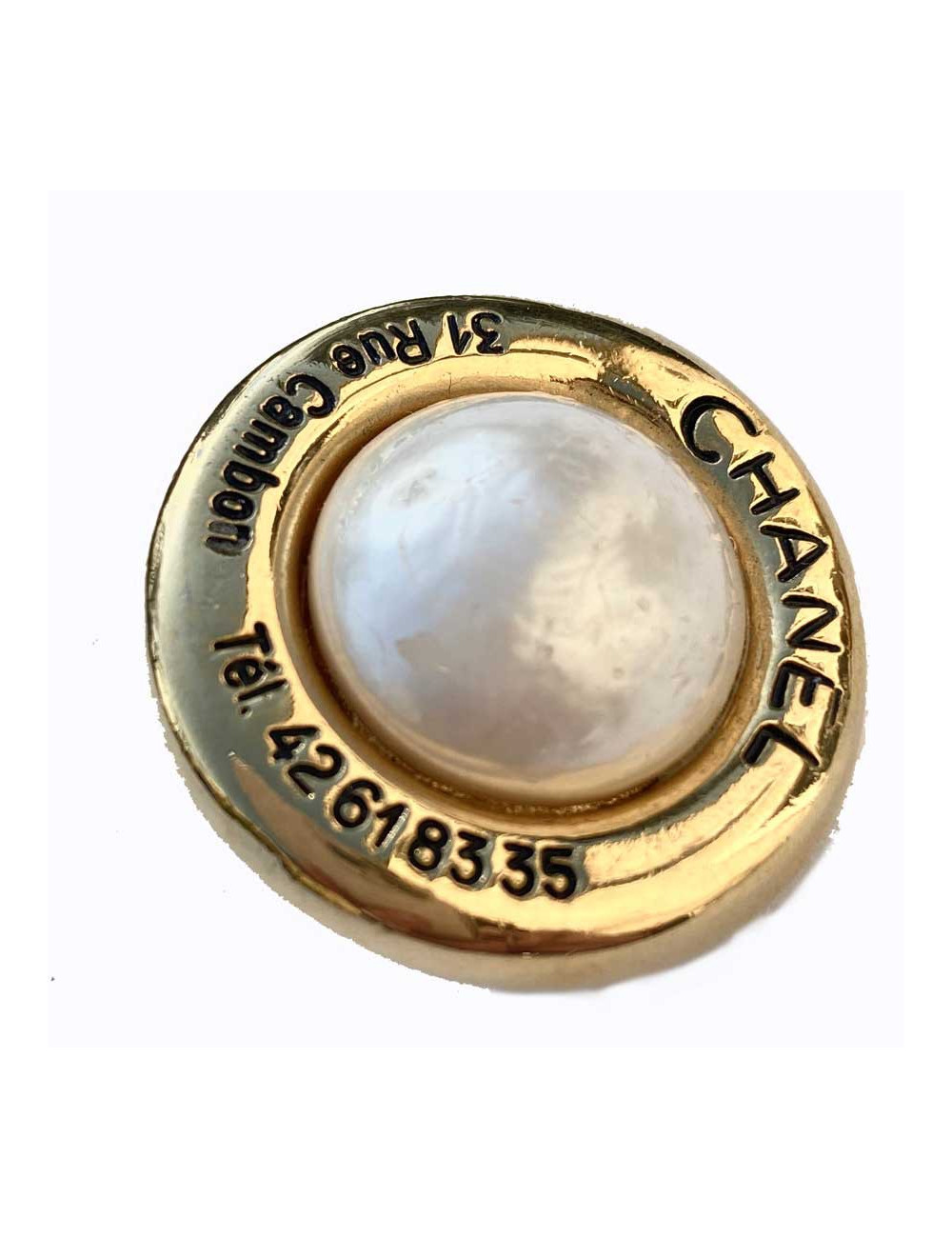 BO rondes vintage CHANEL 