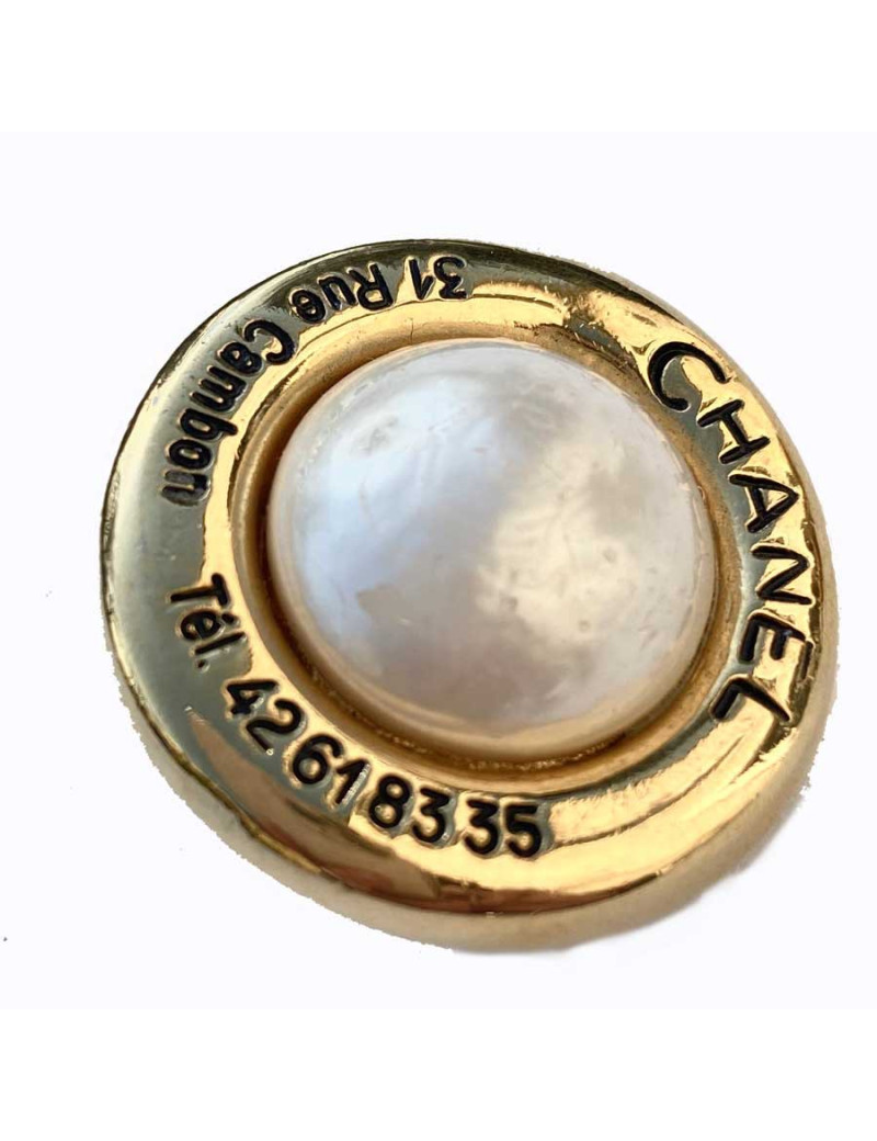 BO rondes vintage CHANEL 