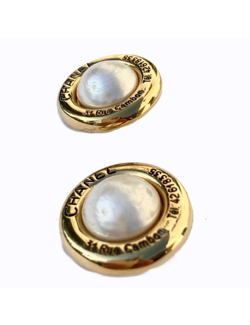 BO rondes vintage CHANEL 