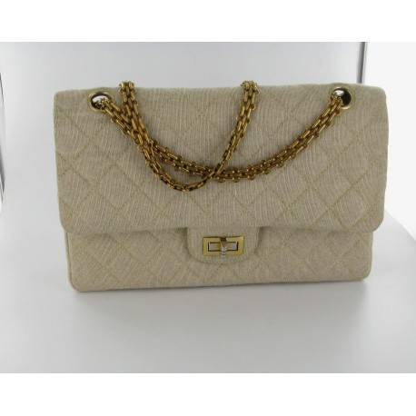2 55 collector CHANEL beige jersey
