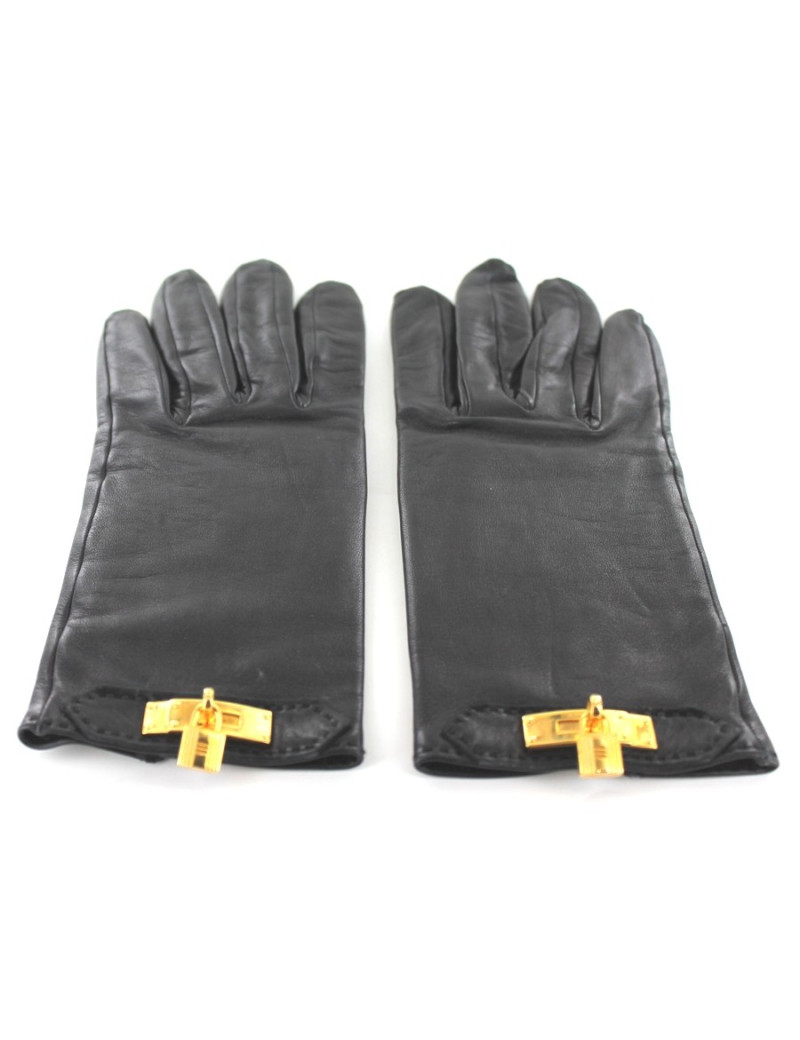 Gants HERMES en cuir 