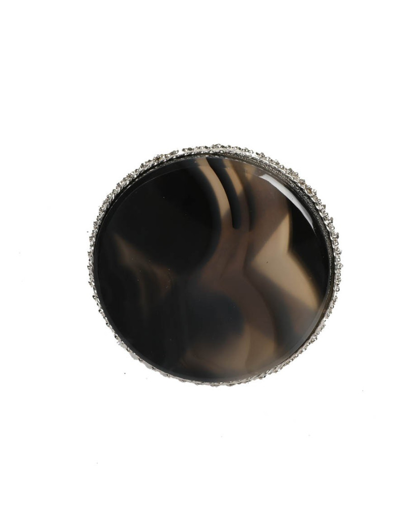 Bague ronde CHANEL pierre