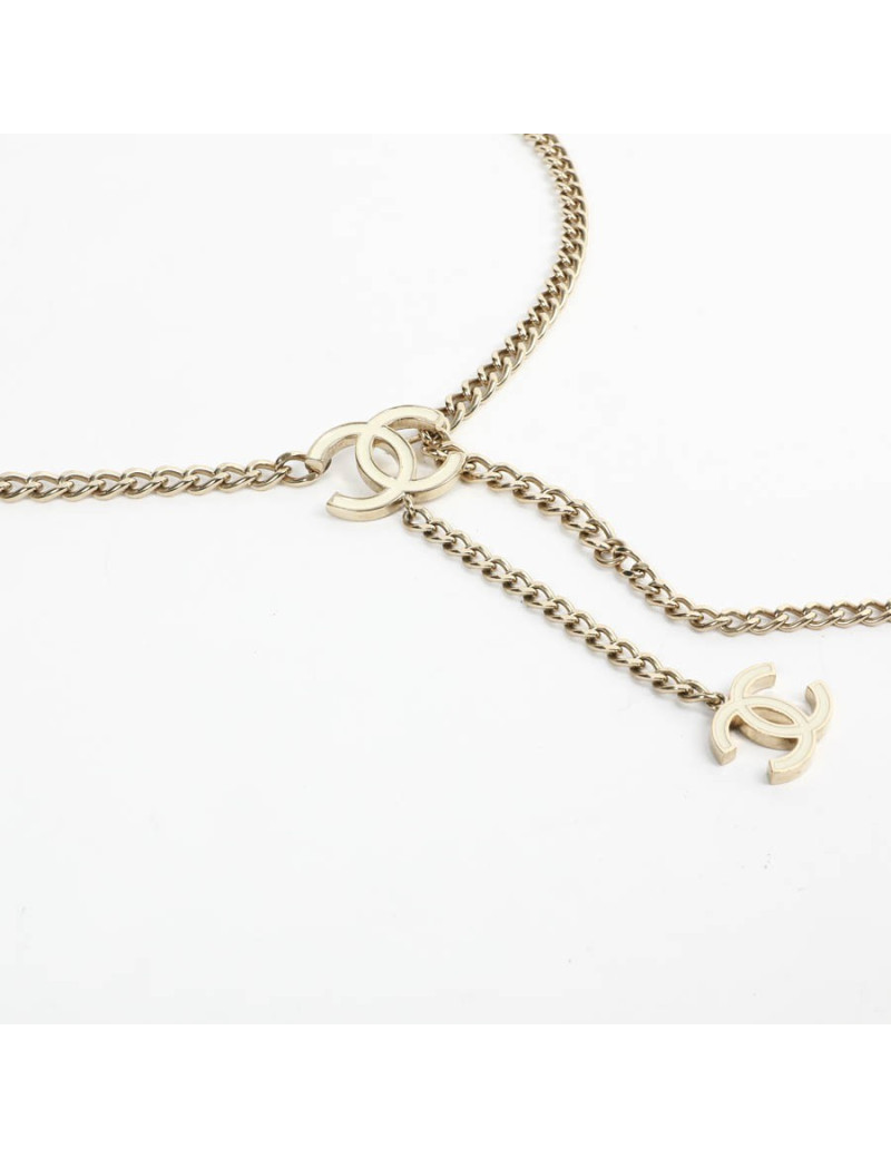 Ceinture CHANEL chaîne et émail