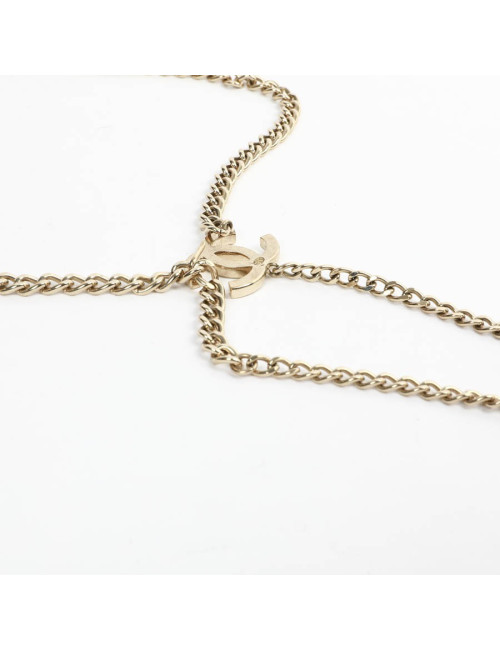 Ceinture CHANEL chaîne et émail