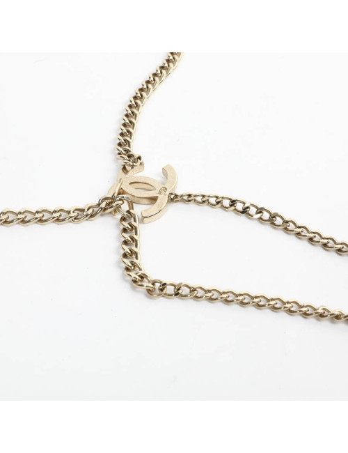 Ceinture CHANEL chaîne et émail