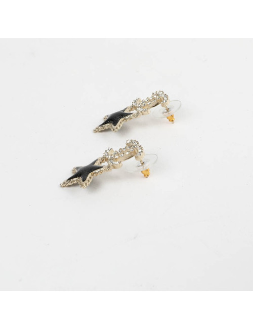 CHANEL clous d'oreille étoiles