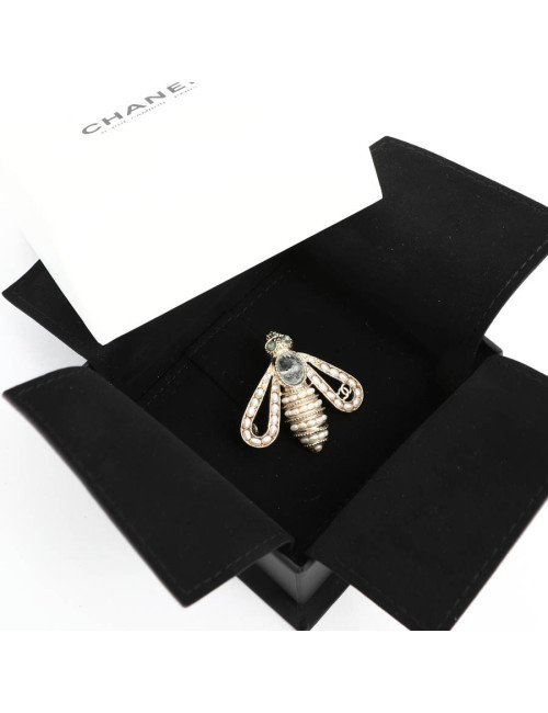 Broche CHANEL abeille dorée