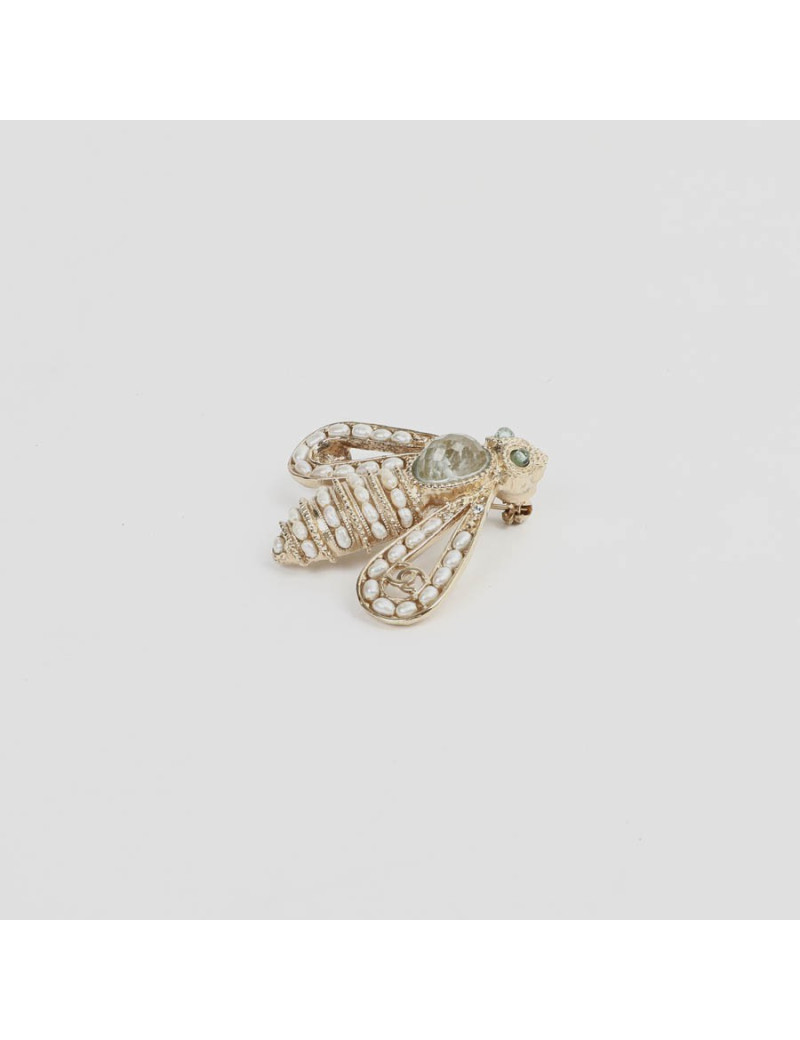 Broche CHANEL abeille dorée