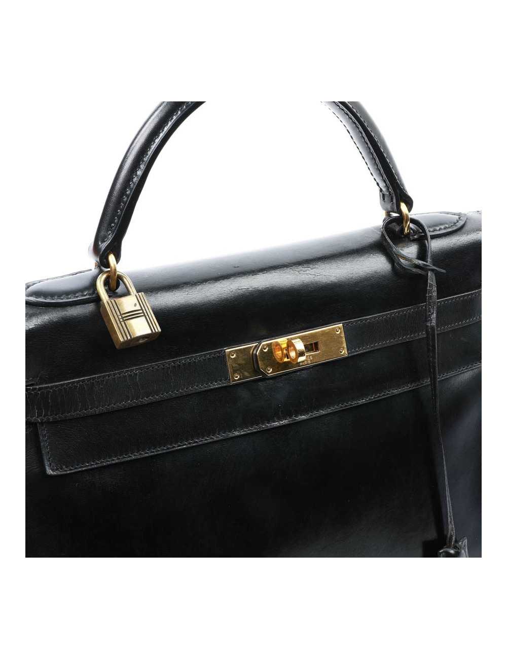 Kelly 32 HERMES box noir