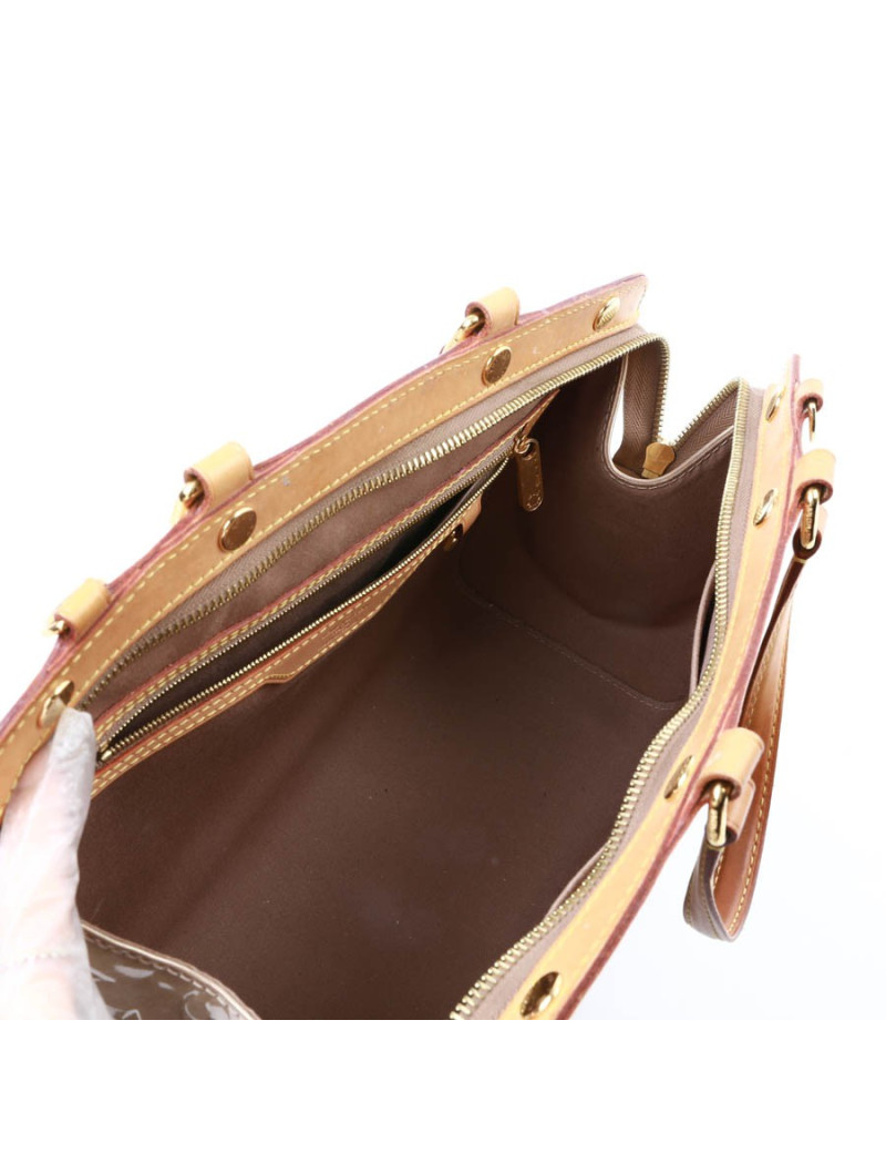 Sac Bréa LOUIS VUITTON cuir verni beige