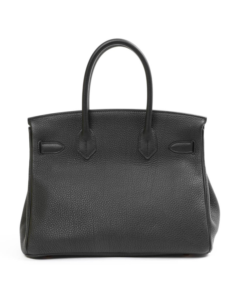 Birkin 30 HERMES cuir Togo noir
