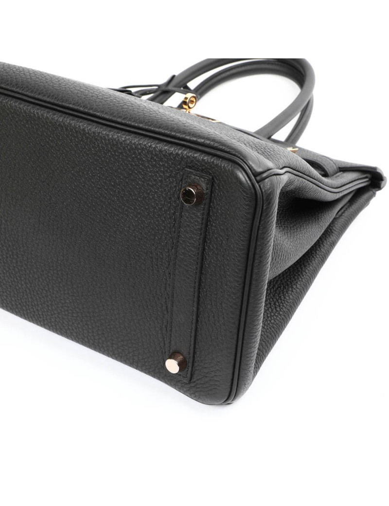 Birkin 30 HERMES cuir Togo noir