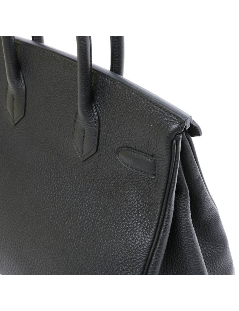 Birkin 30 HERMES cuir Togo noir