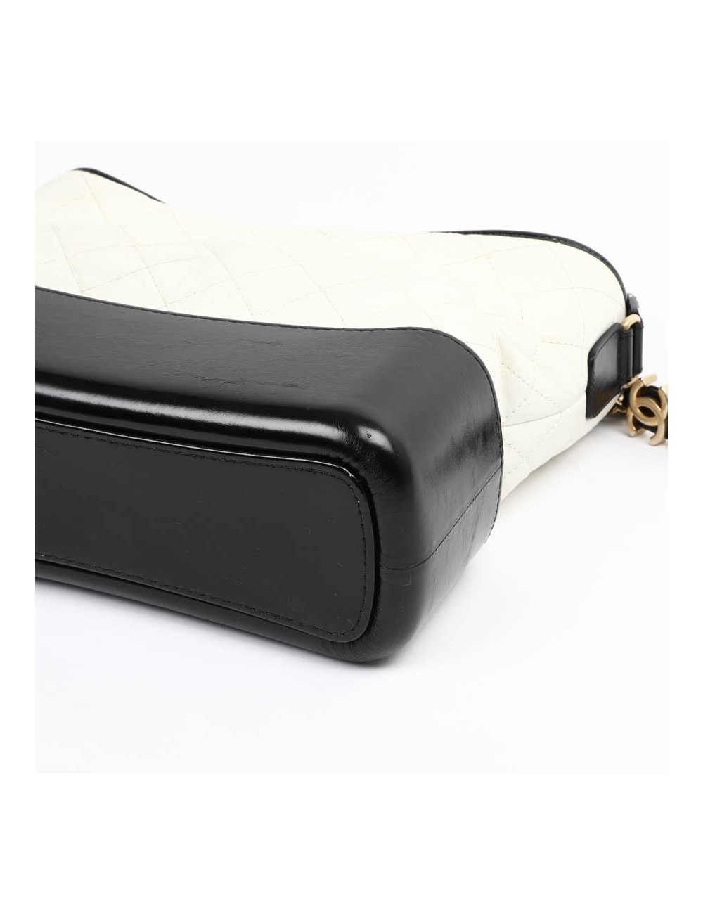 Sac CHANEL Gabrielle bicolore blanc et noir