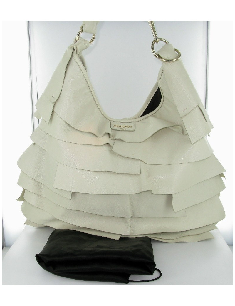 Bag White Leather YVES St. LAURENT