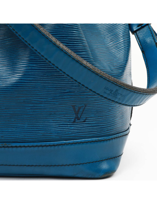 Sac seau LOUIS VUITTON cuir épi bleu éléctrique