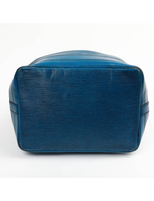 Sac seau LOUIS VUITTON cuir épi bleu éléctrique