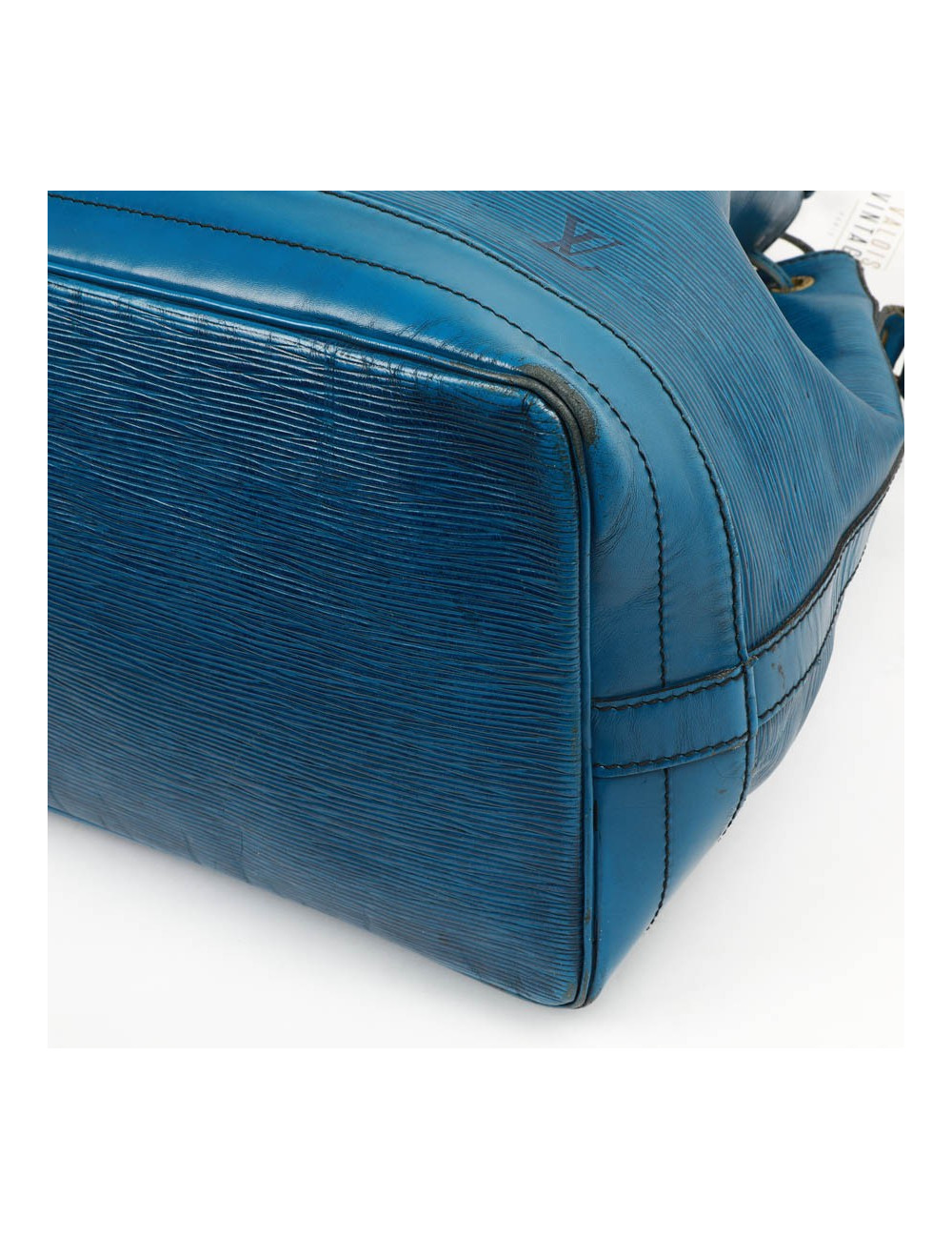 Sac seau LOUIS VUITTON cuir épi bleu éléctrique