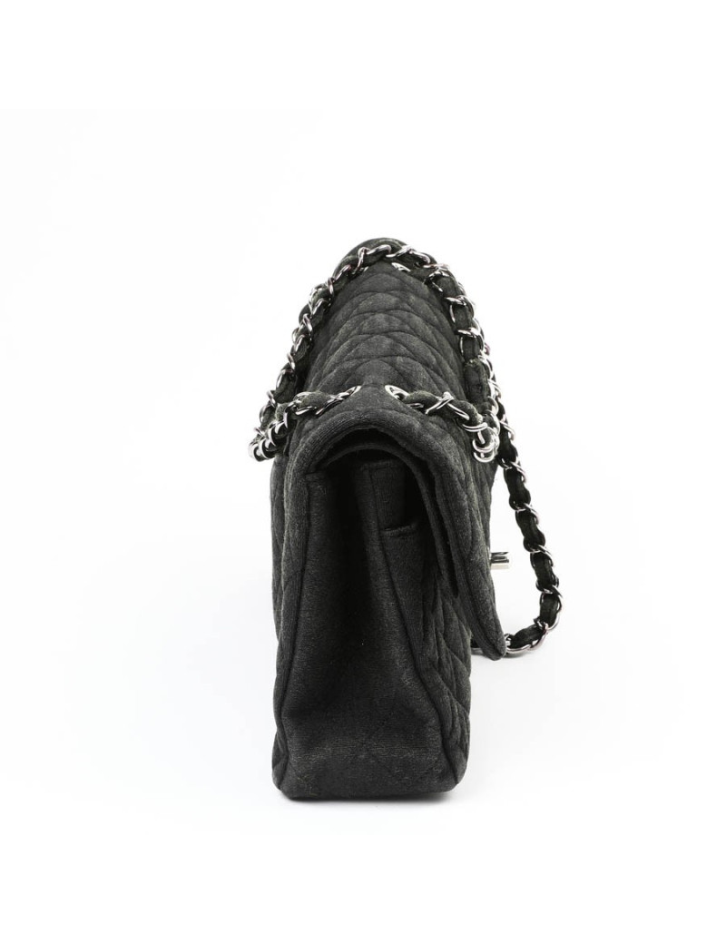 Timeless CHANEL vintage jersey noir