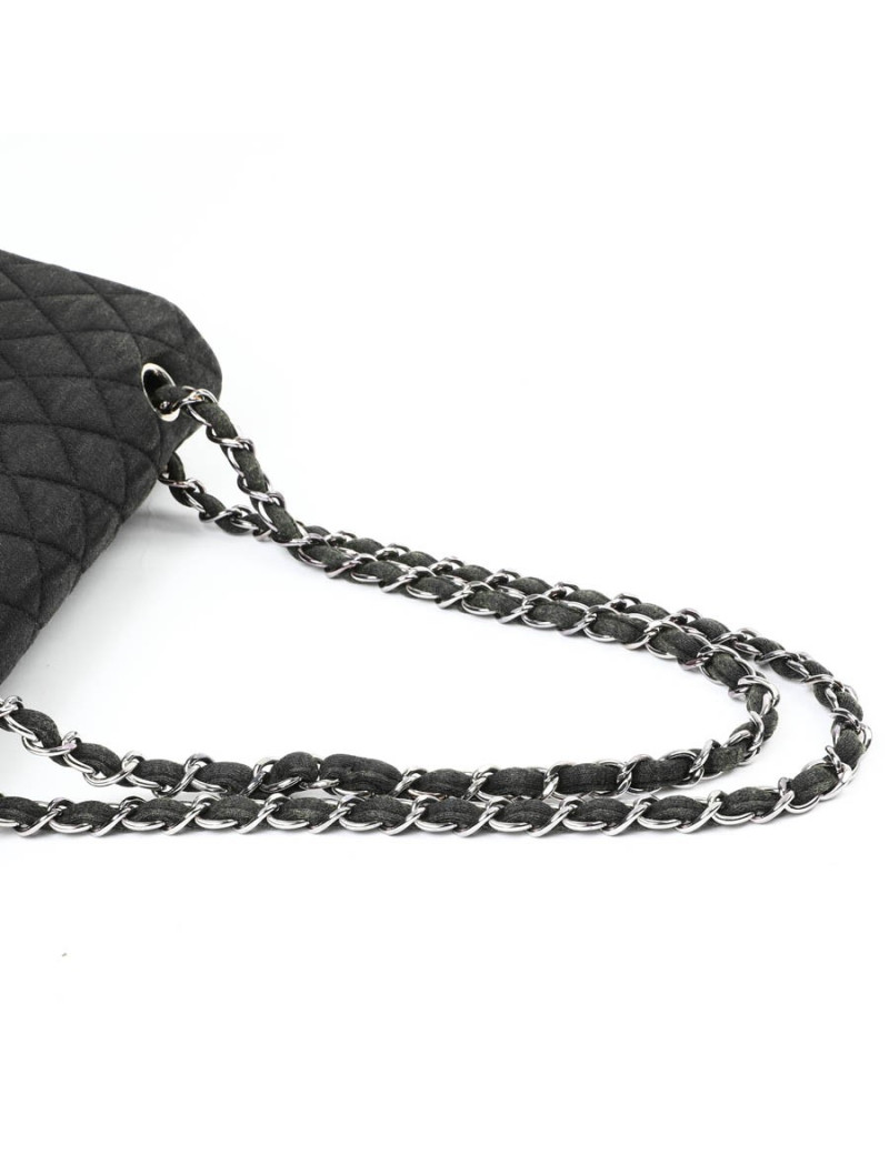 Timeless CHANEL vintage jersey noir