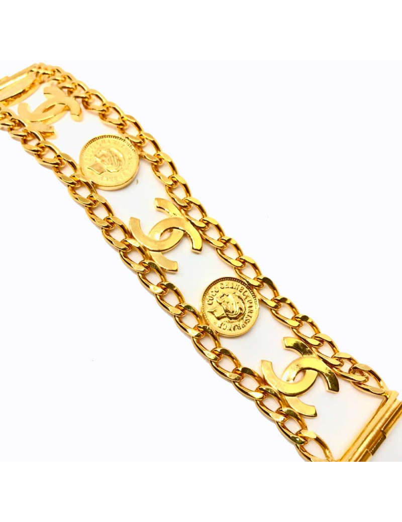 Chanel bracelet with vintage medals