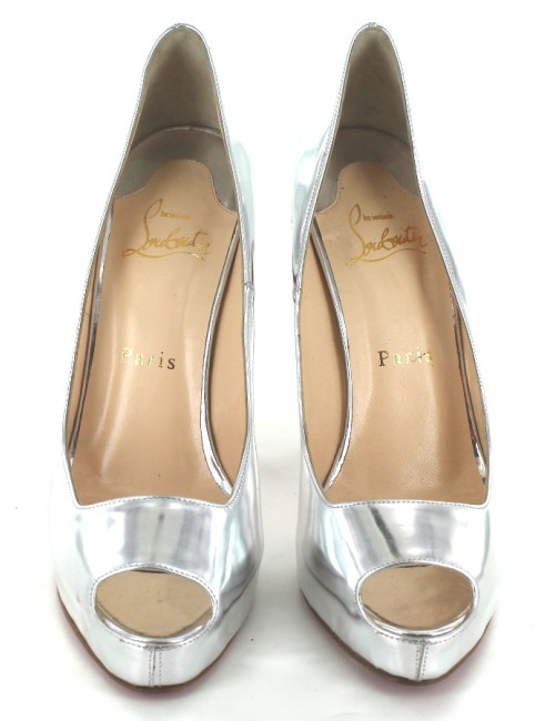 Escarpins CHRISTIAN LOUBOUTIN argent
