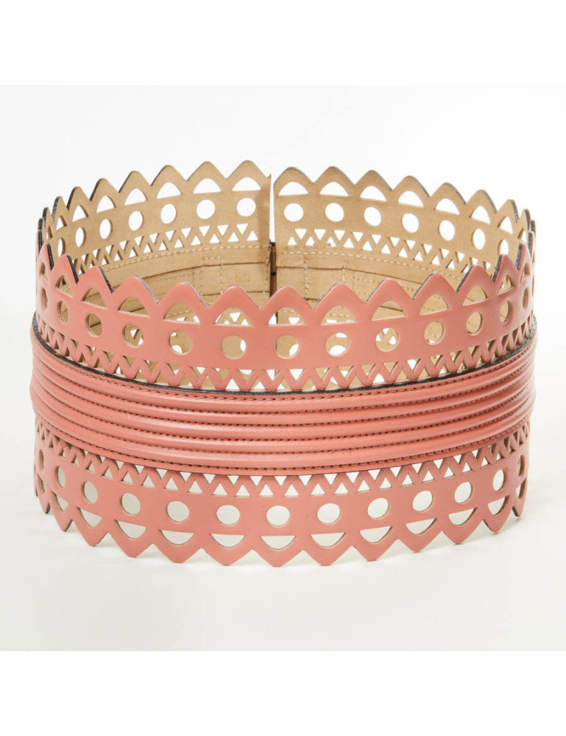 Ceinture rose ALAIA T65