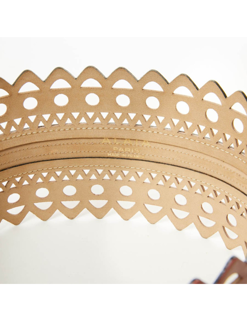 Ceinture rose ALAIA T65