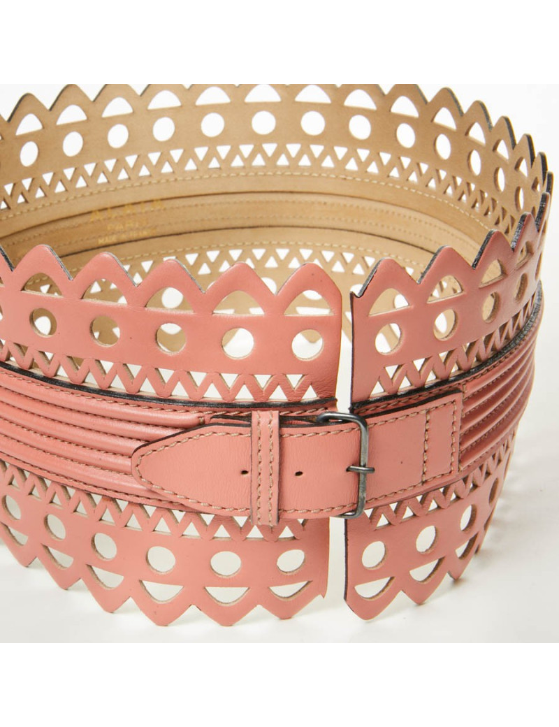 Ceinture rose ALAIA T65