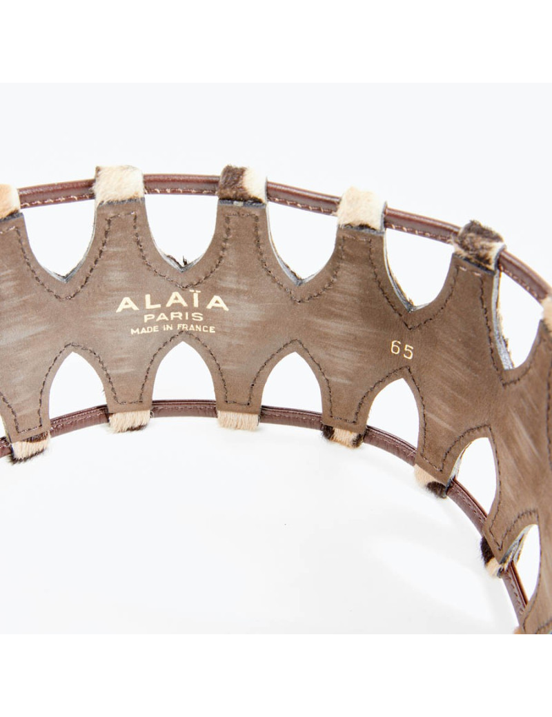 Ceinture panthère ALAIA T65